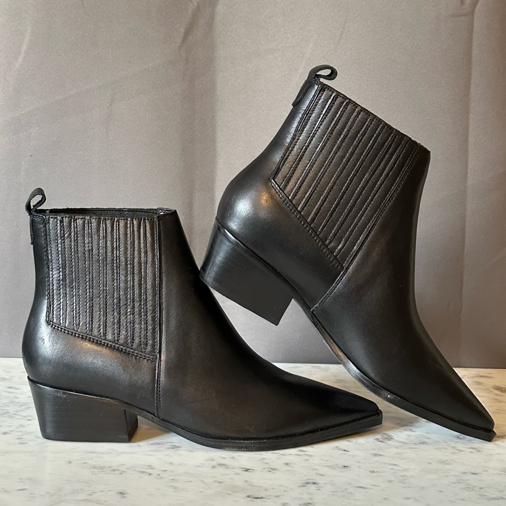 Marc Fisher Leather Ankle Booties